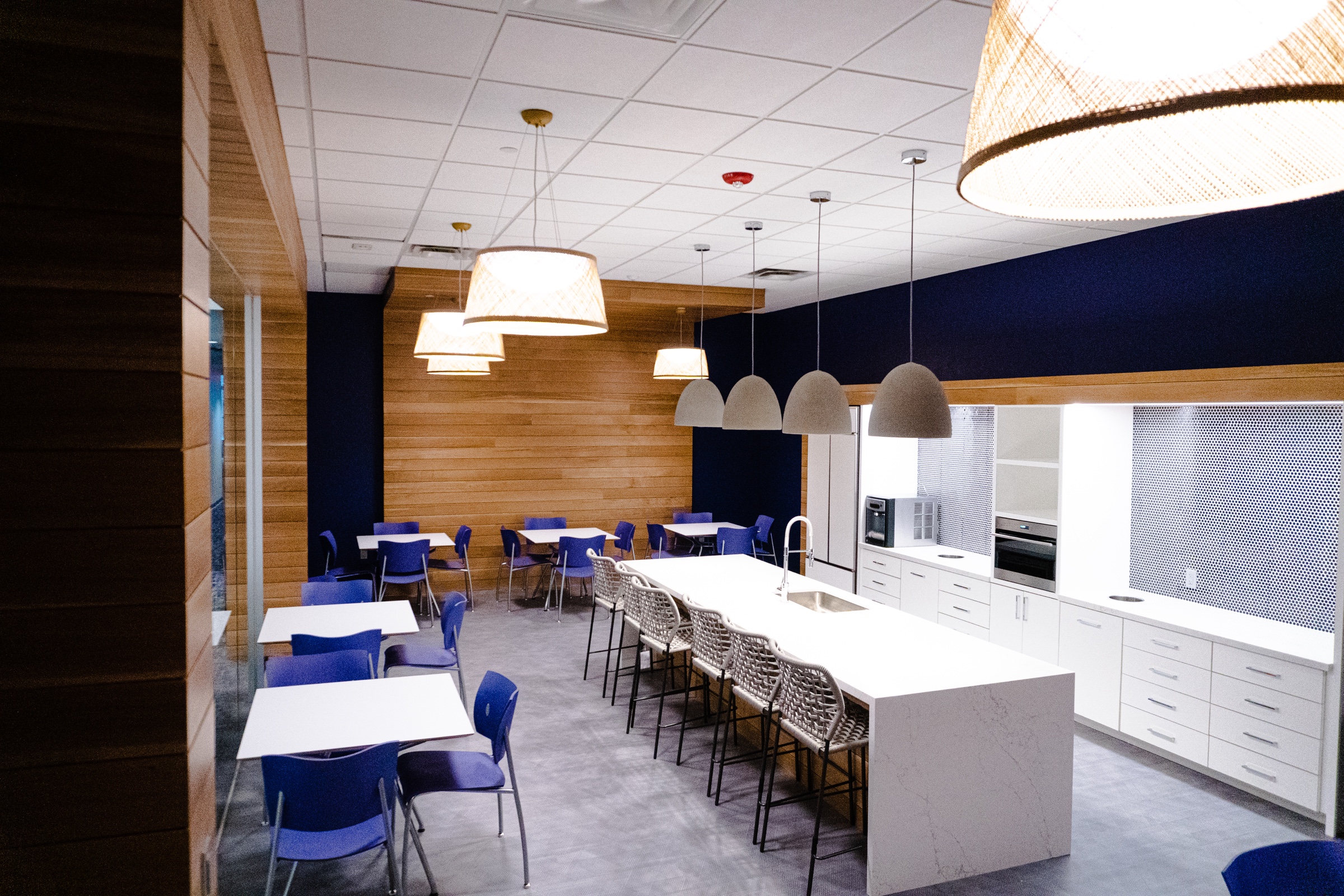 Open office and circulation at Crown Castle, Doral