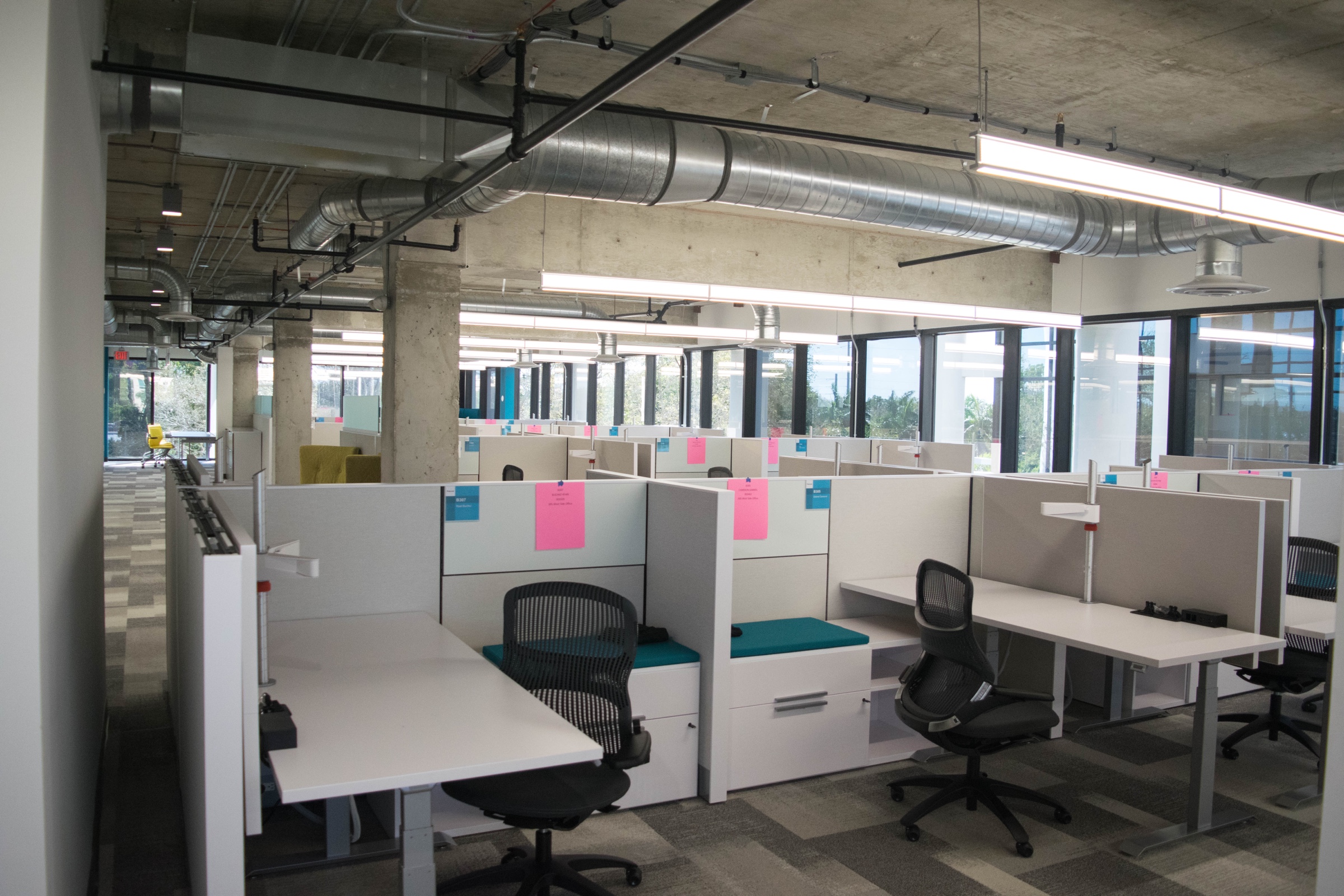 Workplace interior at Deluxe Corporation, Boca Raton