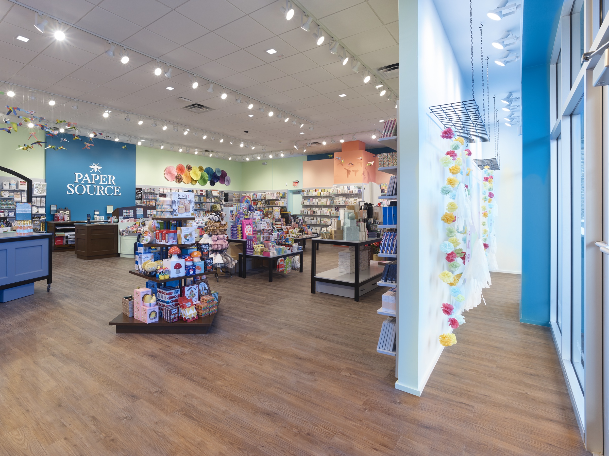 Retail interior with specialty millwork in Boca Raton, Florida