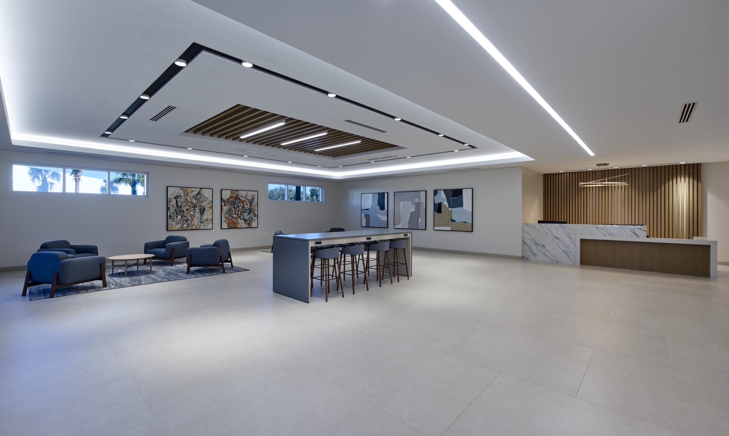 Speculative suite interior at PEBB, Boca Raton