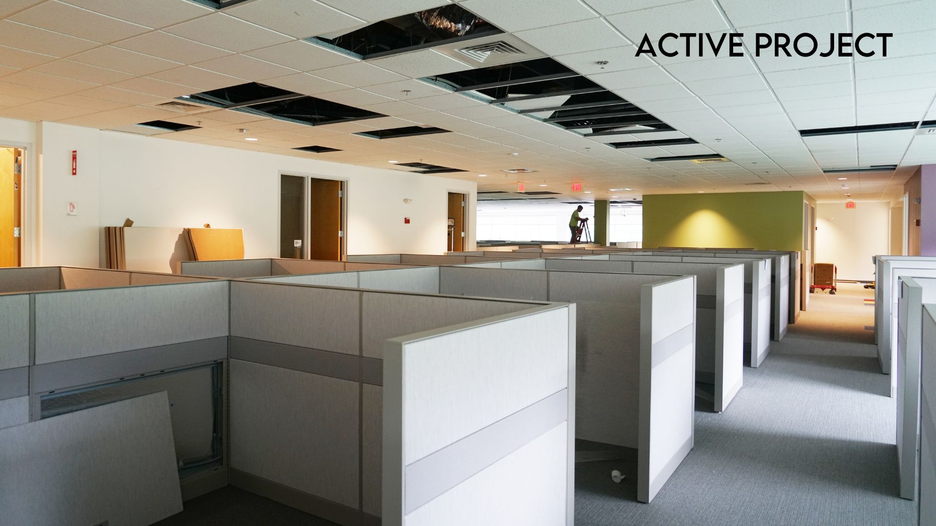 Wood slat and veneer interior at STILES, Fort Lauderdale